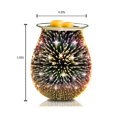 thumbnail image 6 of Morttic 3D Oil Burner Electric Candle Wax Warmer Burner Melter Fragrance Warmer for Home Office Bedroom Aromatherapy Gift& Decor (3d Starburst), 6 of 12