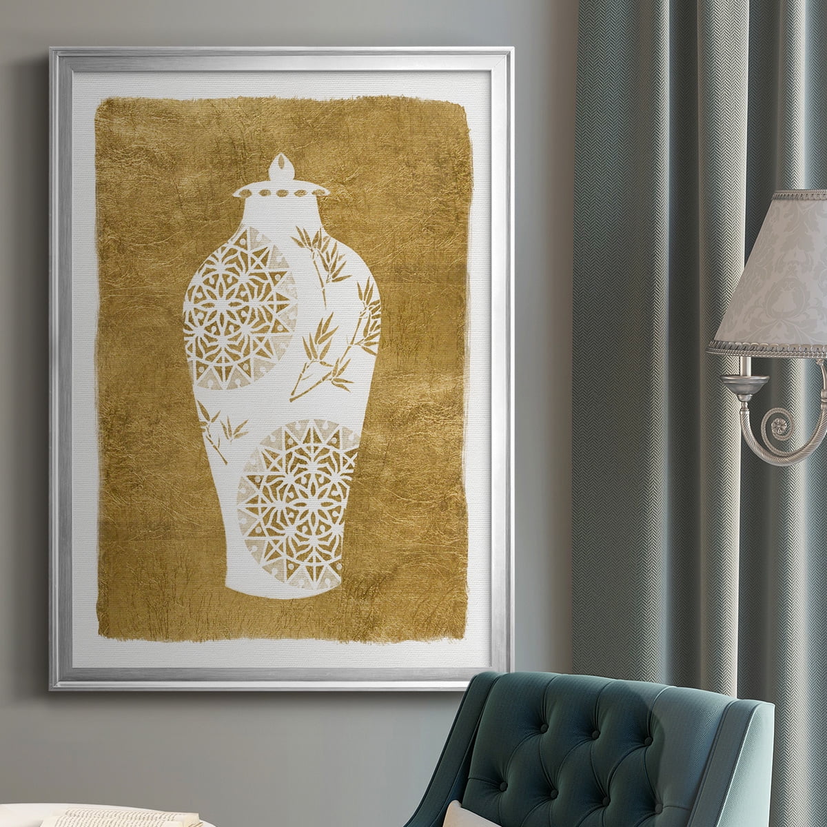 Golden Urn II Premium Classic Framed Print - Ready to Hang
