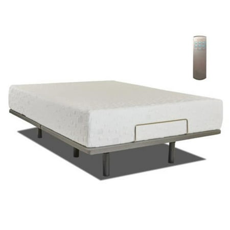 Sunset Trading SSS-475-Q12 Best Queen Adjustable Bed with Wi-Fi Wireless Remote & 12 in. Gel Memory Foam