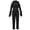 Black, variant on Womens Ski Suit Clearance 2024 Women Fashion Casual Thick Hot Snowboard Skisuit Outdoor Sports Zipper Ski Suit