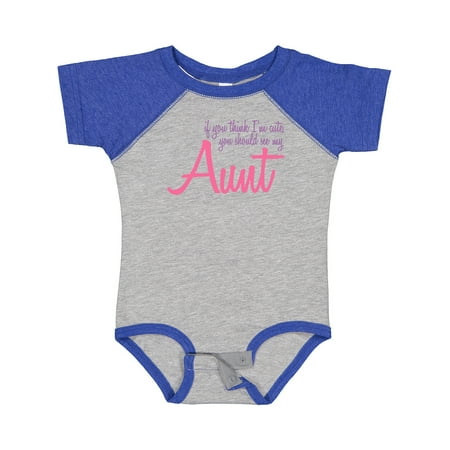 

Inktastic Cute Aunt Gift Baby Boy or Baby Girl Bodysuit