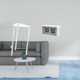 thumbnail image 2 of Mesita De Noche Minimalista De Acrílico Con Reloj Giratorio Automático, Moderna Mesita De Noche Para Sala De Estar, Dormitorio, Oficina, Dormitorio, Cafetería, Pantalla Grande, 2 of 8