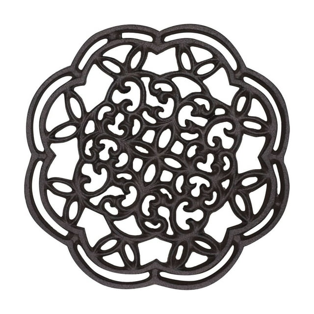 Decorative Wrought Trivet Set – Heat Hot Pad For Pots Pans Plates And Cups – Elegant Kitchen Tabletop Protector Plate Mat Dining Table Mats round Dining Table for 2 Set Light Place Mats round Table