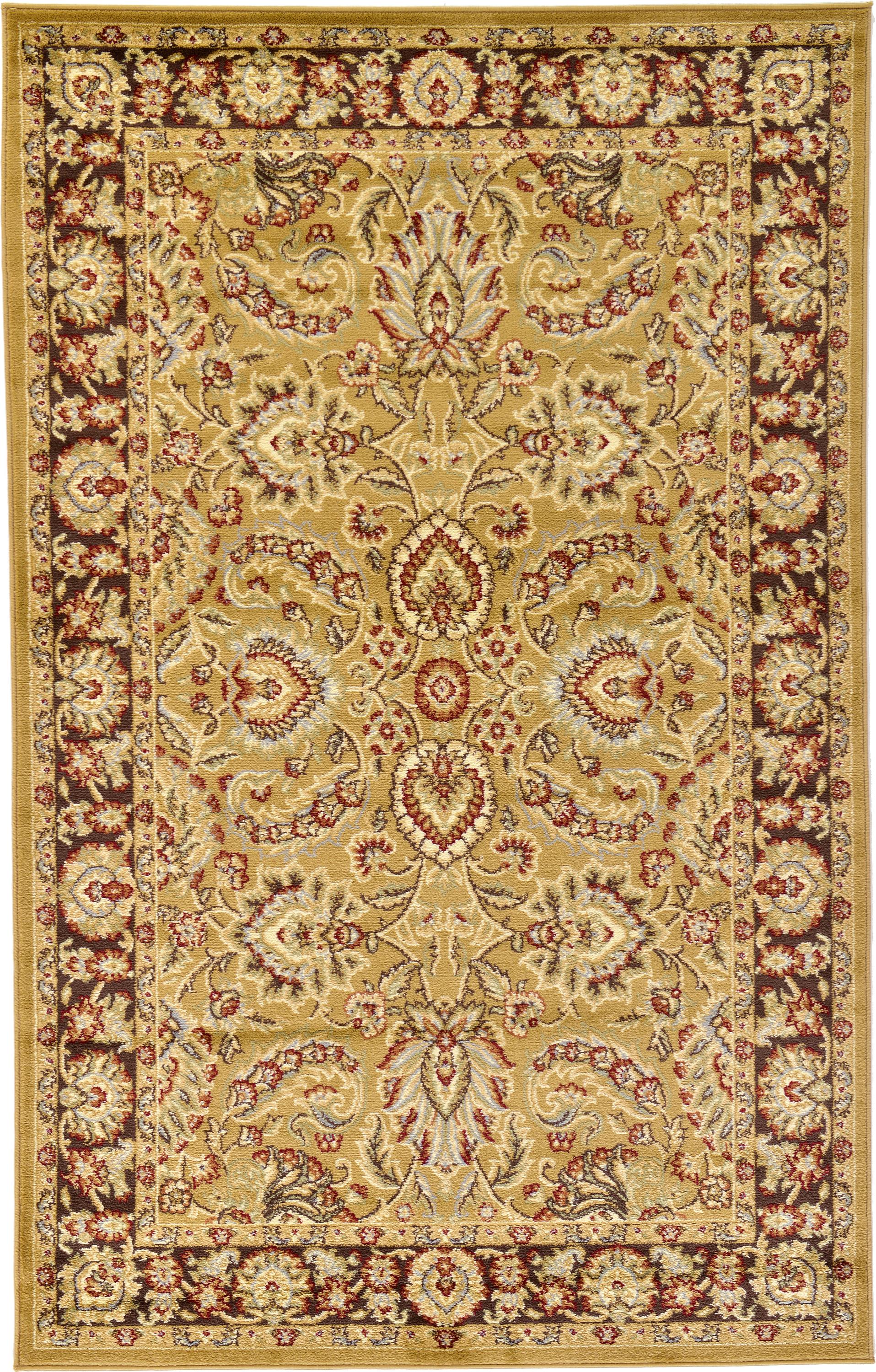 Unique Loom Asheville Voyage Vintage Floral Area Rug or Runner