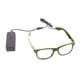 thumbnail image 2 of Gafas luminosas EL con 3 modos de iluminación, gafas con luz LED intermitente, gafas luminosas LED para festivales, clubes nocturnos, verde fluorescente, 2 of 14