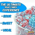 thumbnail image 3 of Snack Crackle Shop Sour Blue Raspberry Gushers Best Sour Gushers, Best Sour Gummies, Irresistible Extra Sour Gummy Candy, Blue Raspberry Flavor 30 Ounces, 3 of 5