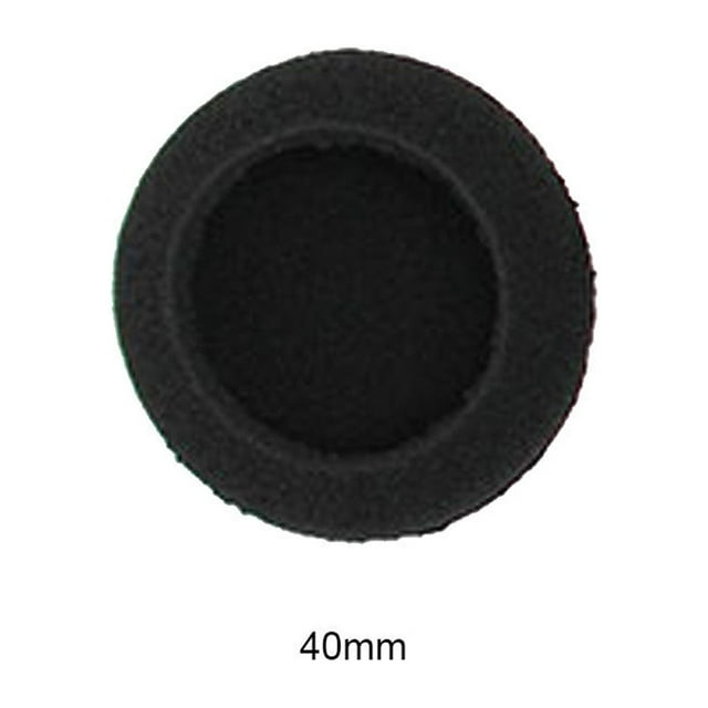 Maoww 1 Paire de Coussinets d'Écouteurs Ronds pour Casque de Jeu Protection Auditive Coussinets en Éponge Respirants 40mm