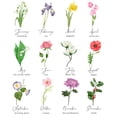 thumbnail image 4 of Personalization Mall Birth Month Flower Heart Garden Stone, 5.75", August, 4 of 4