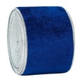 thumbnail image 2 of Velvet Wired Ribbon, 2.36inch 2 Yards Velvet Christmas Ribbon, Decorative Ribbon with Gold Edge, Soft Ribbon for Christmas Tree Topper Bow Decoration, Baskets, Wreaths, DIY Crafts, Gift Wrapping, 2 of 7