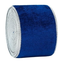 Velvet Wired Ribbon, Christmas Ribbon for Gift Wrapping, Crushed Velvet Wired Ribbon for Christmas Tree Decoration,Big Bow Gifts Wrapping,Crafts Wreaths Supplies, 2.5 Inch Wide, 2.2 Yards Leng