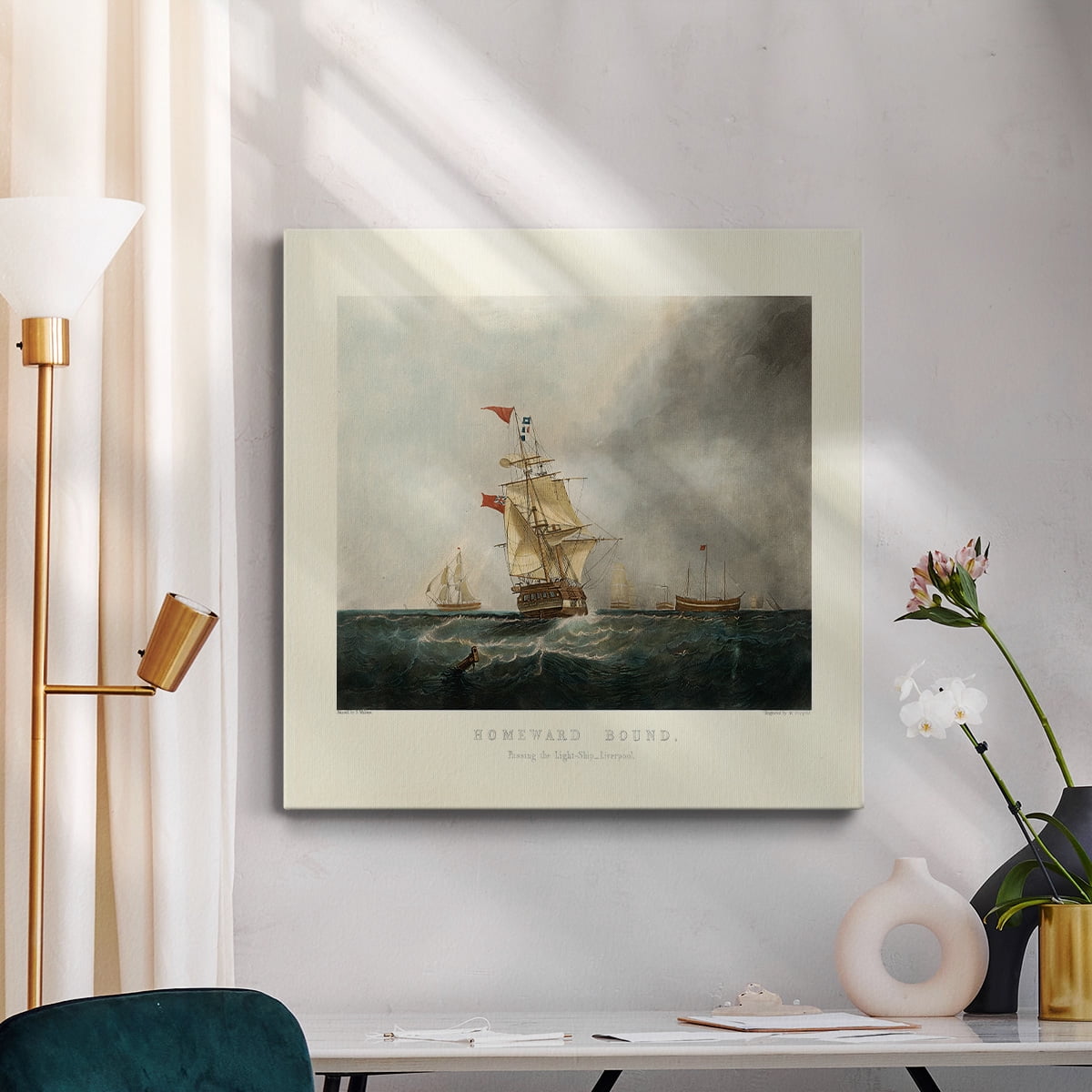 Wexford Home Homeward Bound-Premium Gallery Wrapped Canvas, 10" x 10" - Ready to Hang