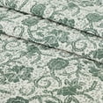 thumbnail image 3 of Dorset Green Floral Queen Quilt 90Wx90L, 3 of 3