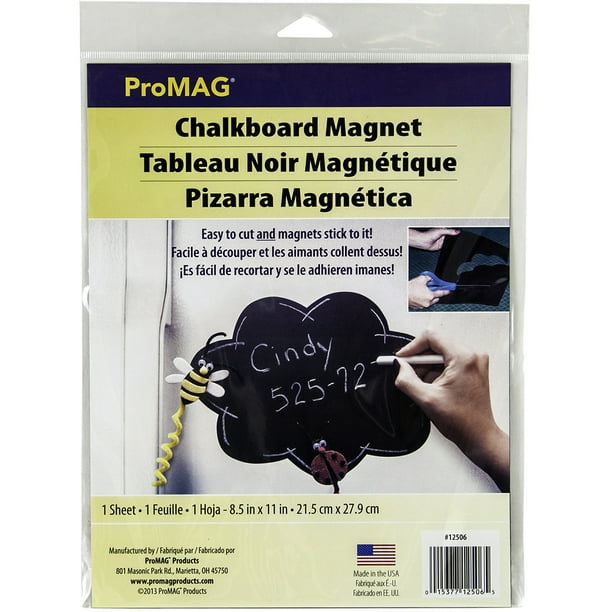 ProMag Craie Feuille Magnétique-.03"X11"X8.5"