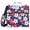 Colorful Cherry Blossoms, variant on 3 Ring Zipper Binder with Shoulder Strap Waterproof Trapper Keeper 2 Inch D-Ring 500 Sheets Capacity Colorful Bubbles
