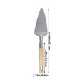 thumbnail image 3 of Snmubt Stainless Steel Pizza Cutter Shovel Integrated Pizza Knife Roller Knife Shovel Cutting Pizza Home Kitchen Baking Tools Stainless Steel Light Pizza Tools (Silver), 3 of 6