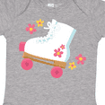 thumbnail image 4 of Inktastic Roller Skate Flowers Girls Baby Bodysuit, 4 of 5