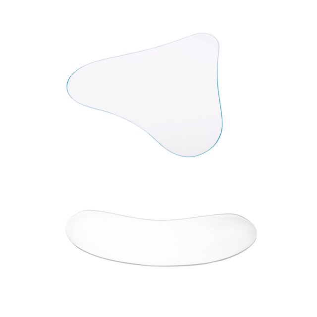 Almohadilla para el pecho antiarrugas + almohadilla para el cuello Parche de eliminación transparente de silicona Piel TFixol Almohadilla antiarrugas