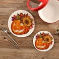 thumbnail image 2 of SKYSONIC Halloween Harvest Pumpkin Pot Holders Trivets, 2 Pcs Heat Resistant Trivets,Cute Harvest Cotton Thread Weave Mats for Hot Pads Pans Pot Bowl Teapot for Kitchen Decor, 2 of 7