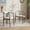 Walnut+Black+Beige, variant on Noble House Minimalist Fabric Upholstered Dining Chairs with Metal Frame, Maple+Coffee, Set of 2