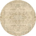 thumbnail image 1 of Ahgly Company Indoor Round Abstract Khaki Gold Abstract Area Rugs, 6' Round, 1 of 6