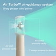thumbnail image 3 of JISULIFE Turbo Fan-Sized Portable Fan & 16H Runtime 4000mAh USB Rechargeable Fan with 5 Wind Modes for All Occasions, 3 of 10