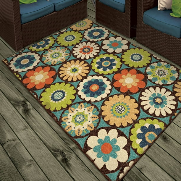 Orian Rugs Indoor/Outdoor Bright Kilbury MultiColored Area Rug