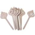 thumbnail image 1 of Número de 10pcs en Los Palillos para Casarse Decoración de 20 Yotijar Número de tabla de madera, 1 of 8
