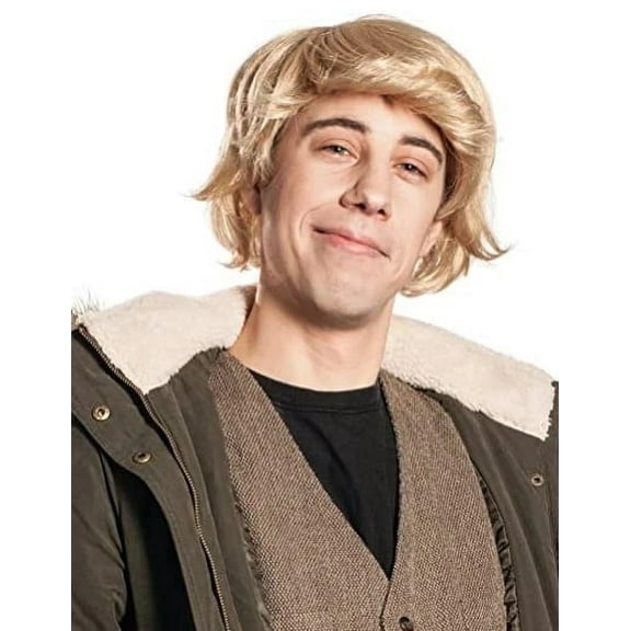 Kris Bjorgman color BLONDE Enigma Costume Wigs Kristoff Hero Christoff Mountaineer Norse Sami Frozon Mens Shag Bundle Maxwigs Care Guide