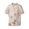 thumbnail image 5 of Daiia Animals Riding Across The Sky1 Men's Linen Shirts Short Sleeve Casual Shirts Button Down Shirt for Men Beach Summer Wedding Shirt-3X-Large, 5 of 6