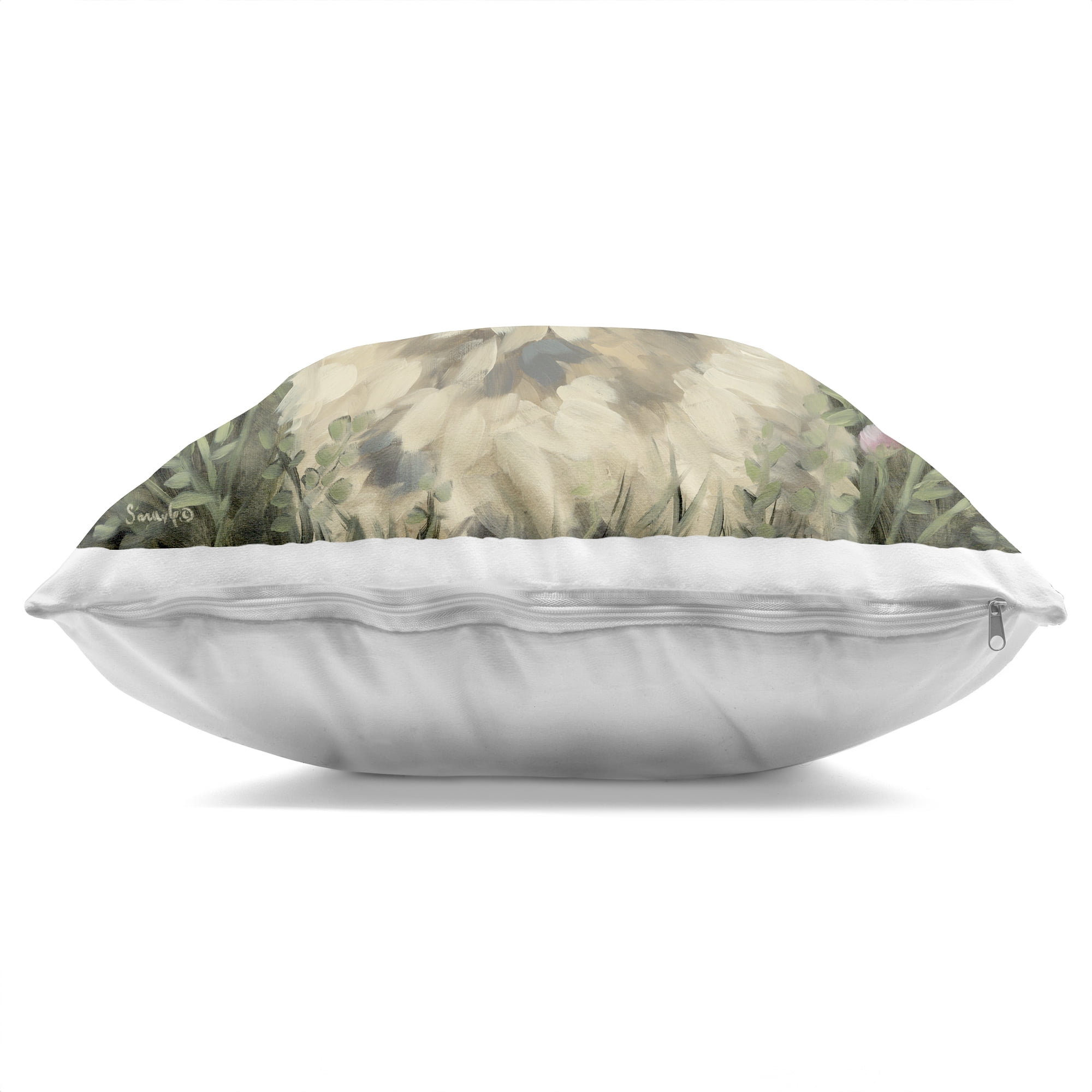 Stupell Industries Spring Abloom Rabbit Decorative Printed Throw Pillow, design by Sara G. Designs