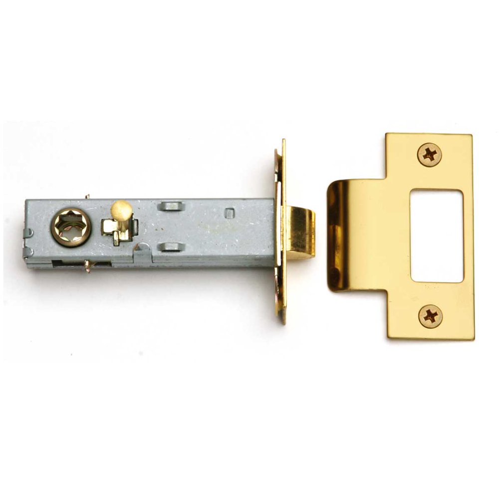 Reversible Brass Door Latch Set Easy Install Privacy Pin 23/8