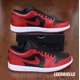 thumbnail image 3 of Ni - ke Ni - ke Air Jordan 1 Low Reverse Bred Gym Red Black White 553558-606 Men Size 9.5, 3 of 5