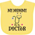 thumbnail image 3 of Inktastic Mommy is a Doctor Baby Girls Baby Bib, 3 of 4