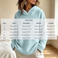 thumbnail image 3 of LUVDA Women's Fuzzy Fleece Pullover Hoodie Soft Warm Sherpa Sweatshirt Long Sleeve Casual Winter Top, 3 of 7