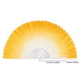 thumbnail image 3 of SDFGTstore 2PCS Foldable Dance Fan Spun Fabric and Plastic Fan Chinese Taichi Kungfu Fans Hand Fans, 3 of 15