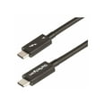 thumbnail image 1 of StarTech.com 1.6ft (50cm) Thunderbolt 4 Cable, 40Gbps, 100W Power Delivery, 4K/8K Video Support, Intel-Certified Thunderbolt Cable - Compatible w/ USB4/Thunderbolt 3/USB 3.2/USB Type-C/DisplayPort (TBLT4MM50CM) - Thunderbolt cable - Thunderbolt 4 (M) to Thunderbolt 4 (M) - USB4/Thunderbolt 3/USB 3.2/USB Type-C/DisplayPort - 1.6 ft - 4K support, 8K support, passive, USB Power Delivery (100W) - black, 1 of 7