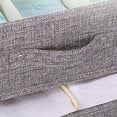 thumbnail image 4 of Fabric Storage Box Storage Bins With Handle Drawer Organizer With Lid Folding Storage Bins Box For Socks, Underwear, 1 Big + 2 Small Drawers, 4 of 4