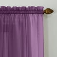 thumbnail image 5 of No. 918 Siren Voile Sheer Rod Pocket Curtain Panel, 59"x84", Purple, 5 of 6