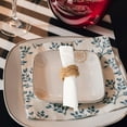 thumbnail image 6 of 6 Pcs Twine Napkin Rings Decor Party Serviette Ring Napkin Holder Serviette Rings Rope Napkin Rings, 6 of 6