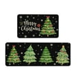 thumbnail image 5 of Vggrvlo Christmas Kitchen Mats Rugs Non Slip Extra Soft Absorbent Door Mats Machine Washable Quick Dry Bathroom Rugs Mats 2PCS for Kitchen, Floor, Office, Sink, Laundry, Black and Gray, 5 of 6