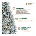 thumbnail image 3 of Árbol Navidad Tipo Lápiz 1.8m Esquimal - Pino Navideño Delgado Verde Nevado, 3 of 6