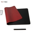 thumbnail image 1 of Dvkptbk Pure Color Leather Mouse Pad Large Desk Pad Home Office Laptop Leather Mouse Pad Writing Pad Double-sided, 1 of 2