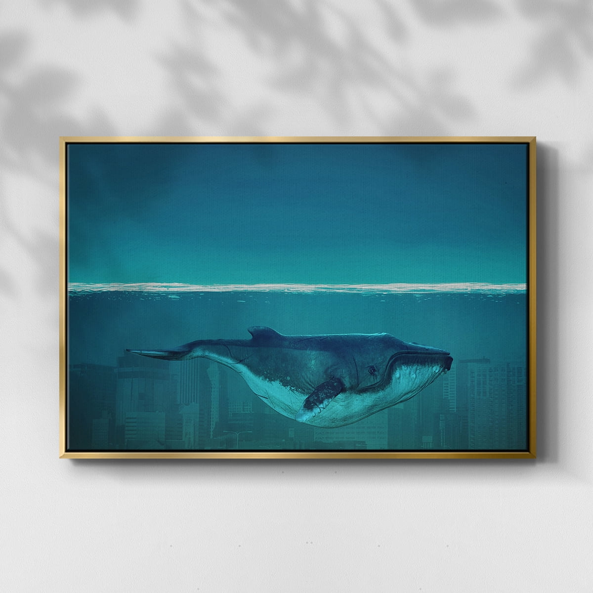 Vintage Landscape-CXVI By Wexford Home Framed in Gold Wood Gallery Wrapped Canvas 27 in. x 41 in.