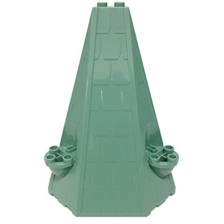 Brick Building Sets Original LEGO® Parts: Hogwarts Castle - 6 x 8 x 9 Tower Roof #33215 (Sand (Castle Clash Best Tower)