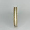 thumbnail image 3 of 3/8" Ivory with Gold Edge Organza Thin Pull Bow String Ribbon (25 Yard) Gift Wrapping Favor Decorating, 3 of 5