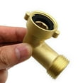 thumbnail image 5 of BQBQERT Garden 90 Degree Hose Elbow Water Pipe Hose Fittings Connector Brass Quick Connection Adapter Brass, 5 of 10