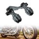 thumbnail image 1 of Protector de marco deslizante anti-caída Unique Bargains para motocicletas 175 mm aleación de aluminio guardia de protección de caída de rueda delantera tono titanio 1 juego, 1 of 7