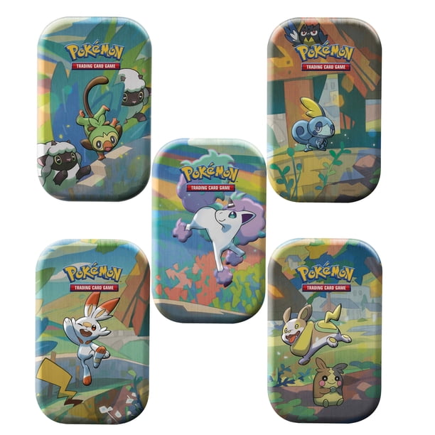 Pokemon Galar Pals Mini Tin 5 Pack- All 5 Characters! 10 Booster Packs