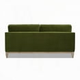 thumbnail image 3 of Modern 75.5" Farmhouse Sofa in Olive Green Performance Velvet, 3 of 9