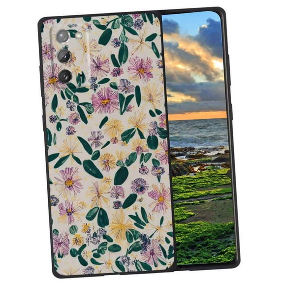 Compatible with Samsung Galaxy Note 20 5G Phone Case, Little-Flowers-78 Case Men Women, Flexible Silicone Shockproof Case for Samsung Galaxy Note 20 5G